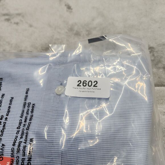 John Varvatos Star USA Men's Dress Shirt Size 18 34/35 Blue Regular Fit Stretch - Picture 14 of 14